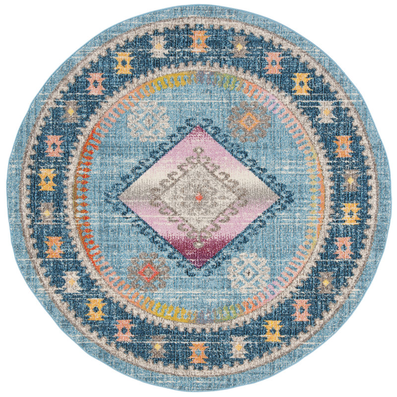 Gutierez Performance Oriental Rug, Round 6'7"