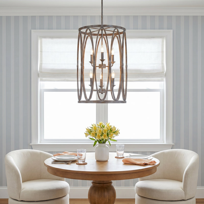 Lustre tambour 6 lumières Alverstone