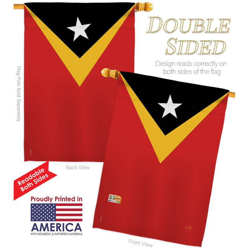 Les drapeaux de la côte du monde, en polyester à 2 faces, de 28 po x 40 po. Ensemble de drapeaux