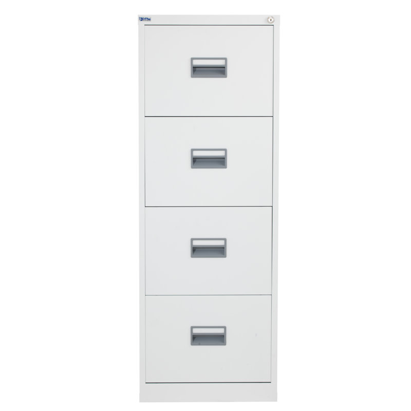 46.5cm Wide 4 -Drawer Steel File Cabinet, White