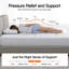 Matelas en mousse de 10 po avec mousse à mémoire de forme moyenne pour un sommeil réparateur et un soulagement des douleurs dorsales pour toutes les positions de sommeil-1760442751