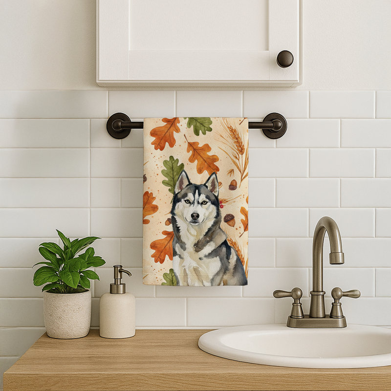 Serviette de cuisine Agouti Husky, Husky sibérien Agouti