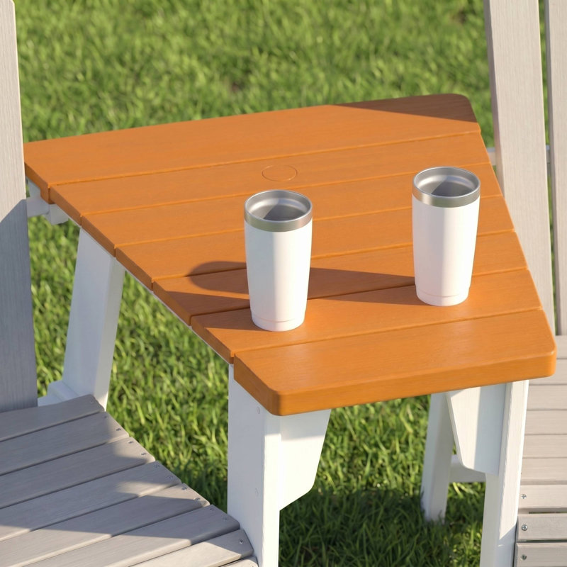 Table de bout Adirondack, Teck