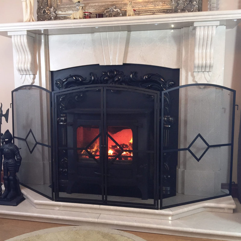 Nunberg 193.04cm x 2.54cm Iron Spark Screen