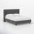 Hanson Upholstered Wingback Platform Bed-96767338-96767333