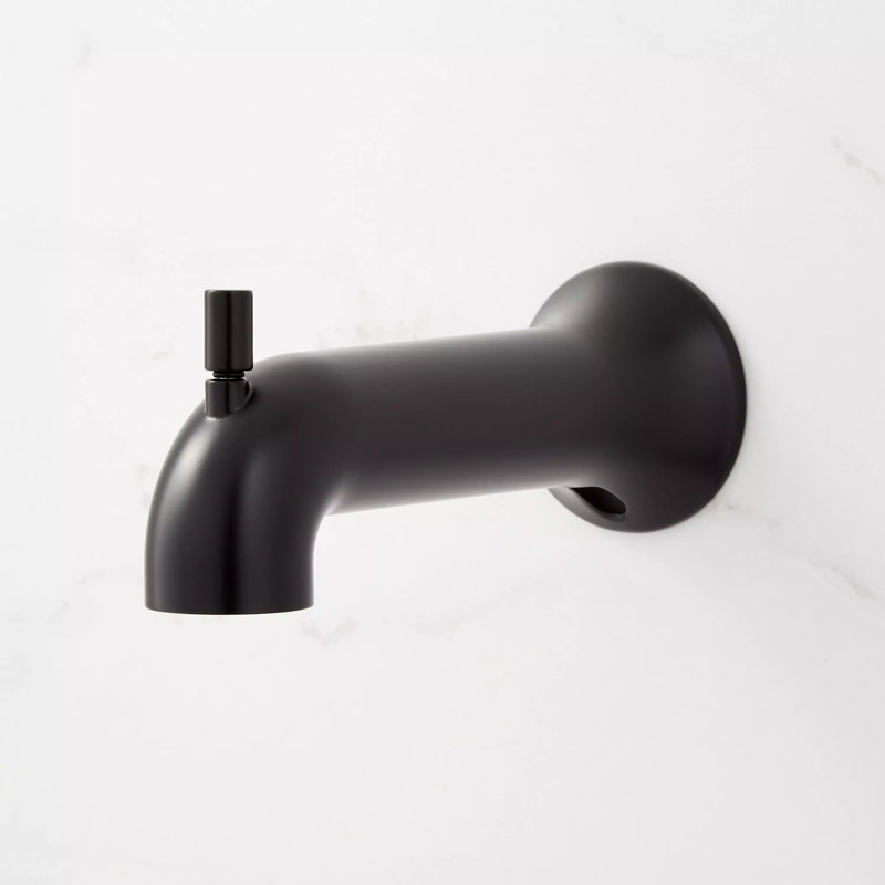 Lentz 6-7/8" Tub Spout, Matte Black
