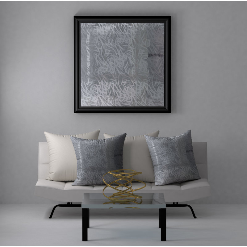 Abstract Throw Pillow, 20" H x 20" W