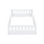 Lit plateforme en bois avec garde-corps et base de lit-1825894523