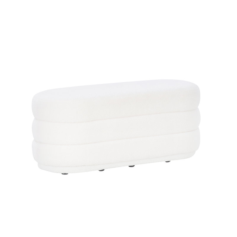 Xante  Sherpa Upholstered Ottoman