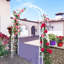 Arche de jardin en métal avec 8 styles, assemblage facile, treillis gothique pour plantes grimpantes-114493280
