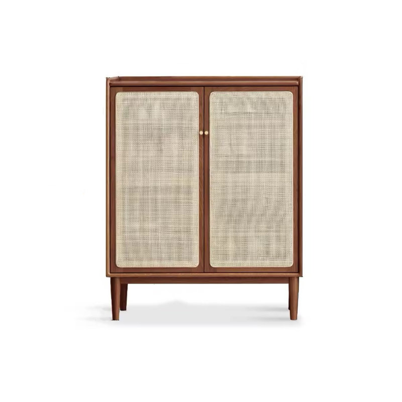 All solid wood shoe cabinet 16 Pair Solid Wood Shoe Storage Cabinet
