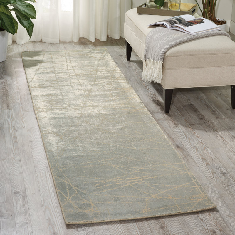 Maya Abstract Hand Woven Area Rug, Runner 69 x 244cm 
