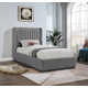 Chamblis Upholstered Wingback Bed