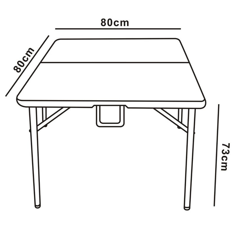 Pradhyun 80cm Folding Table
