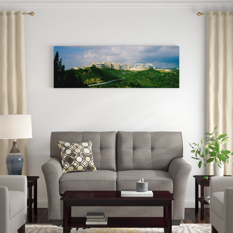 « getty center, los angeles, californie », reproduction de photo sur toile, H 24 po x l 72 po x P 1,5 po, Toile tendue