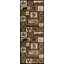 Tapis brun et beige de style Sud-Ouest-16344782