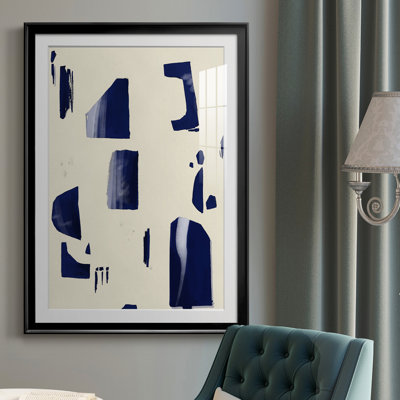 «Fragment Abstraction I», reproduction encadrée de qualité supérieure - prête à être accrochée