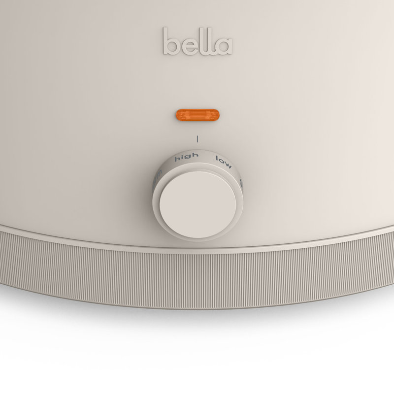 Bella 6.0 QT Manual Slow Cooker, Oatmilk
