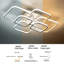 6-Light Led Semi Flush Mount Ceiling Light