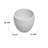 Acushnet 17.5" Dia Gray Round Planter, Outdoor Pot with Drainage Hole-1398424968-1398424974