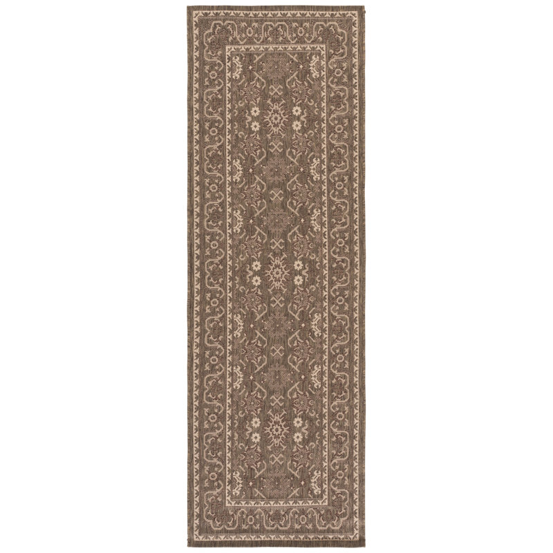 Cherene Performance Oriental Indoor/Outdoor Area Rug, Runner 2'7" x 8'2"
