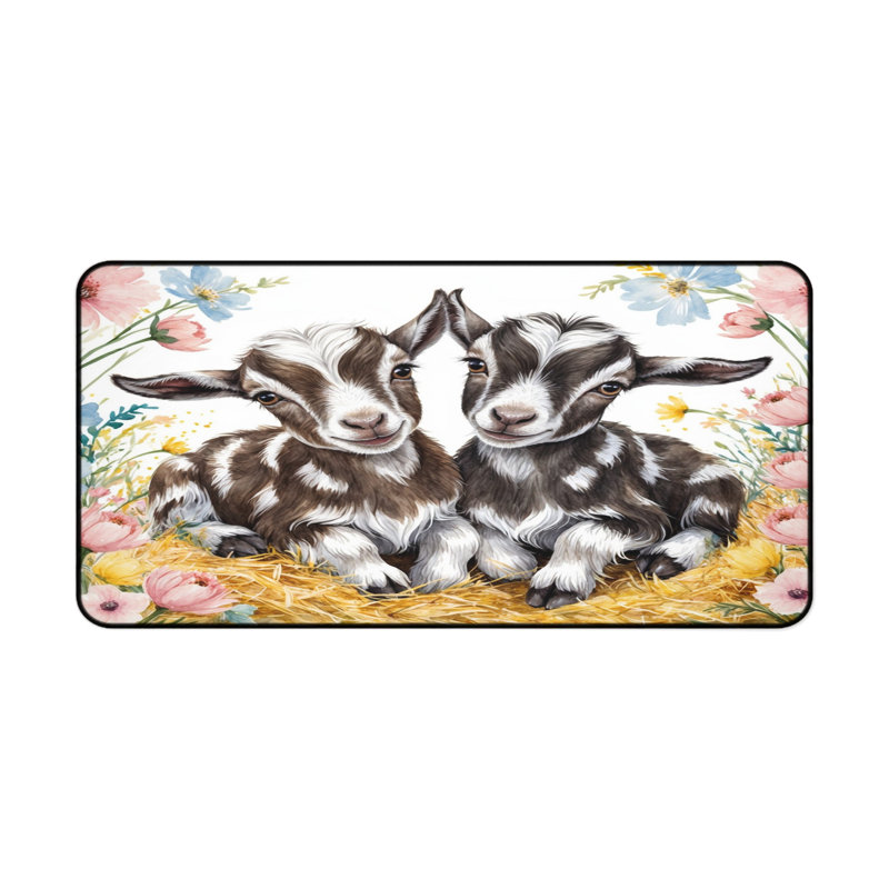 Polyester Desk Pad, 14.4x12.1