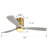 52 Inch Decorative LED Ceiling Fan With Dimmable LED Light 6 Speed Remote 3 Solid Wood Blades Reversible DC Motor For Living Room-1859448362-1859448361
