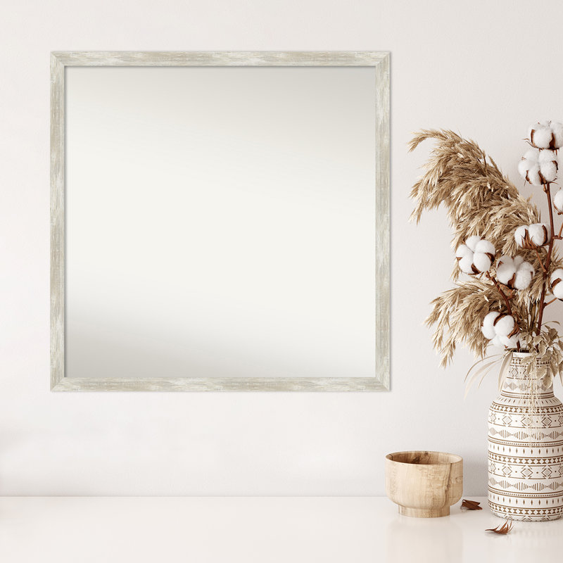 Miroir d'appoint mural Ludy, H 28 po x l 28 po
