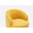 Swivel Accent Armchair Barrel Chair With Powder Coating Metal Ring-1135975716