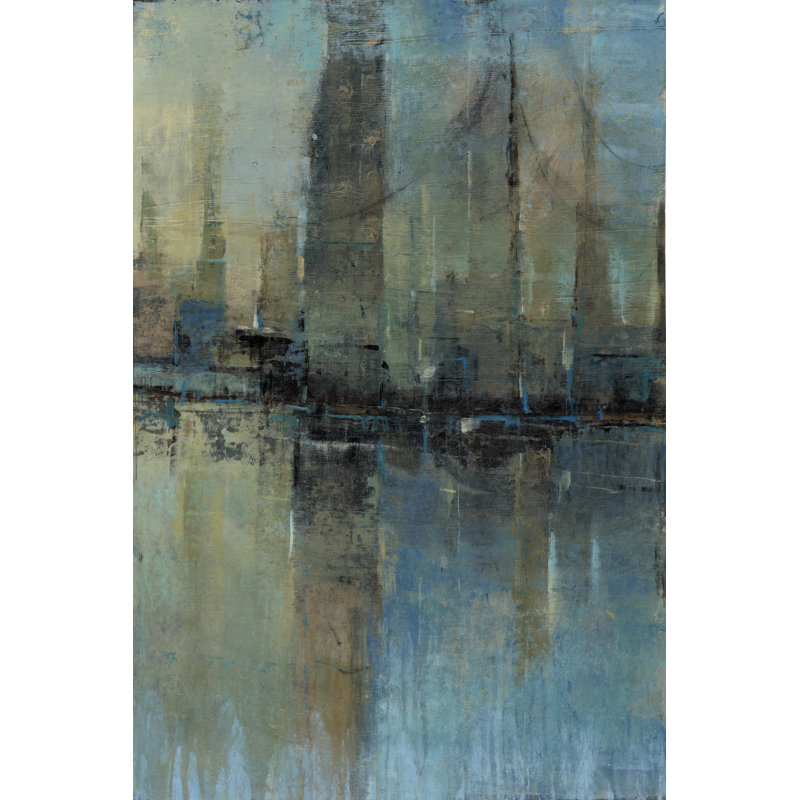 Downtown I -  Painting, 91 cm H x 61 cm W, Wrapped Canvas