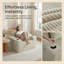 Canapé compact sans assemblage avec tissu velours côtelé confortable et moelleux pour les petits espaces-1529402643-1529402647