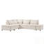 Canapé modulaire escamotable modulaire avec sièges larges, repose-pieds avec rangement et accoudoirs réglables pour le salon et l’appartement-420881223