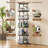 Rotating Bookshelf Tower 5 Tier, Spinning Bookcase, Revolving 360 Book Shelf Narrow Tall Bookcase, Vertical Turning Round Storage Bookshelf, Book Shelf Organizer For Bedroom, Living Room-32585886