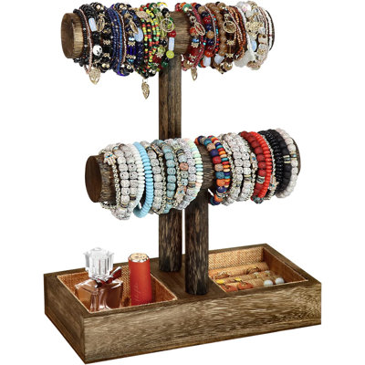 Wood Jewelry Stand +