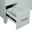 Meuble-lavabo de salle de bain avec lavabo en céramique, portes à fermeture douce, double couche et tiroirs standards
