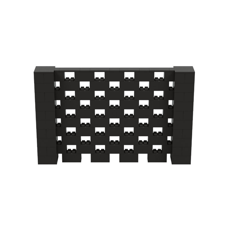 Ensemble mural Everblock, Noir, H 60 po x l 96 po x P 12 po
