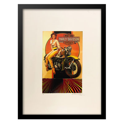 " Harley-davidson Motorcyle Lady " by Fairchild Paris