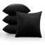 Luxury Chevron Embossed Quilted Pattern Velvet Cushion Cover Set (4-Pack) - Soft Throw Cushion Cover for Home Décor-512619764