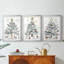 Christmas Holiday Art CECX - reproduction sur mesure encadrée de qualité supérieure - 3 pièces-1729278313-1729278317