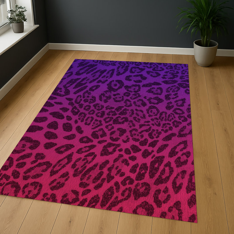 Abstract Area Rug, Rectangle 140 x 200 cm