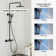 3-Function Thermostatic Shower System with 5-Setting Handheld Shower and Rough-in Valve