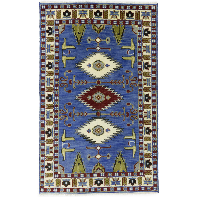Kashtyn Performance Wool Geometric Rug