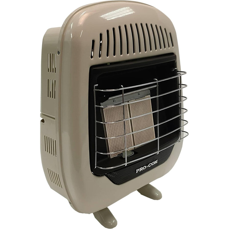 ProCom Propane Gas Ventless Infrared Heater - 10,000 BTU, Manual Control Model# MPL100HPE