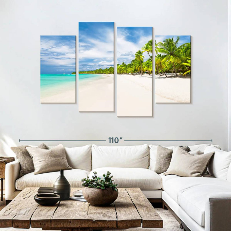 Gillard Saona Island Shore, 54" H x 84" W