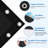 12'x16'Artpuch Custom High Density Pergola Cover Shade with Grommets Shade-123264376-123264367