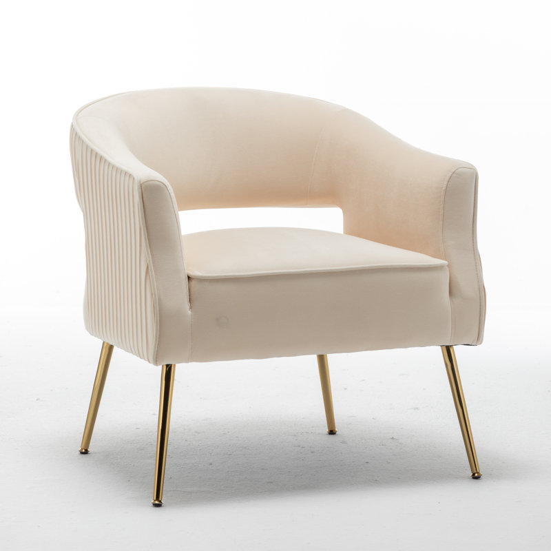 Ensemble de salon en velours 3 pièces Deybi, Velours beige