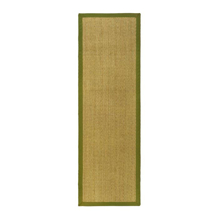 Auckland Bamboo Slat/Seagrass Natural/Olive Area Rug
