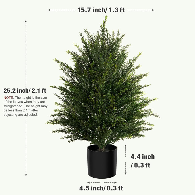 Arbre topiaire artificiel 2 pi