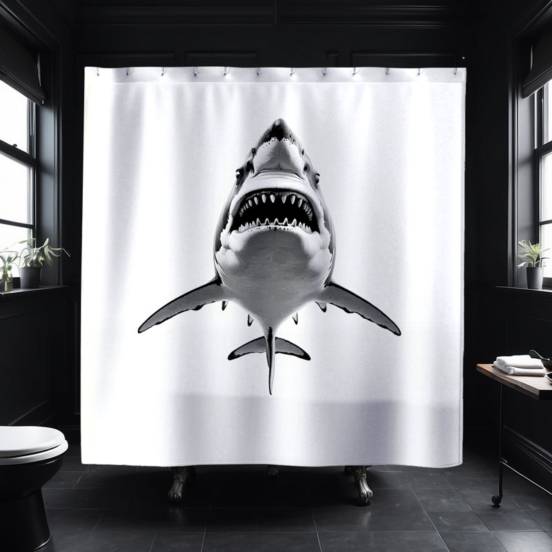 Rideau de douche Jaws
