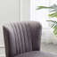 Fauteuil d'appoint contemporain en velours rembourré de mousse dense et au design unique, idéal pour améliorer le confort d'assise et l'esthétique de la pièce-85951478